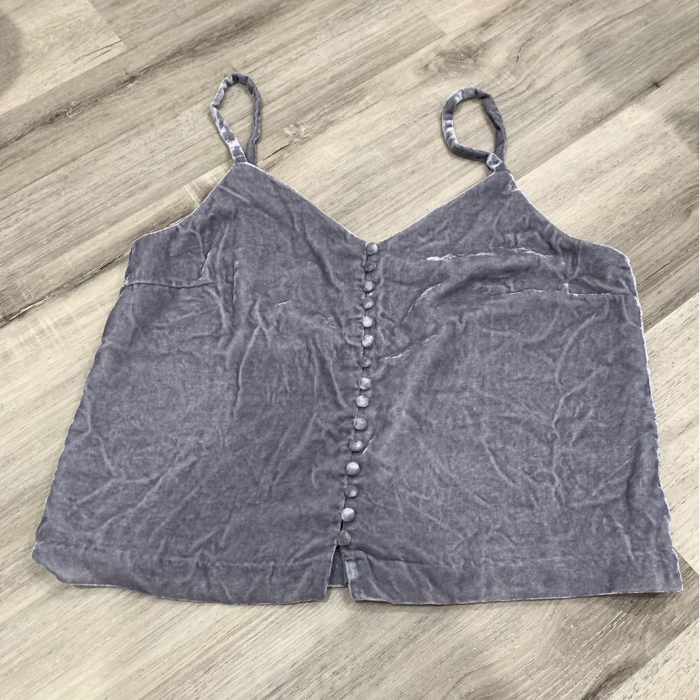 Madewell velvet top, size 4